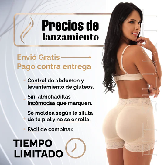 ✨ ¡MOLDEA TU CUERPO! – FAJA SHORT de MUJER con ENVÍO GRATIS y PAGA AL RECIBIR 🚚