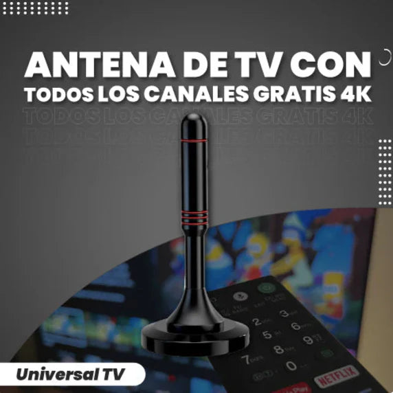 PIDE 1 LLEVA 2 ¡Disfruta de TV HD en 4K GRATIS! Antena HDTV 📡 + ENVÍO GRATIS 🚚